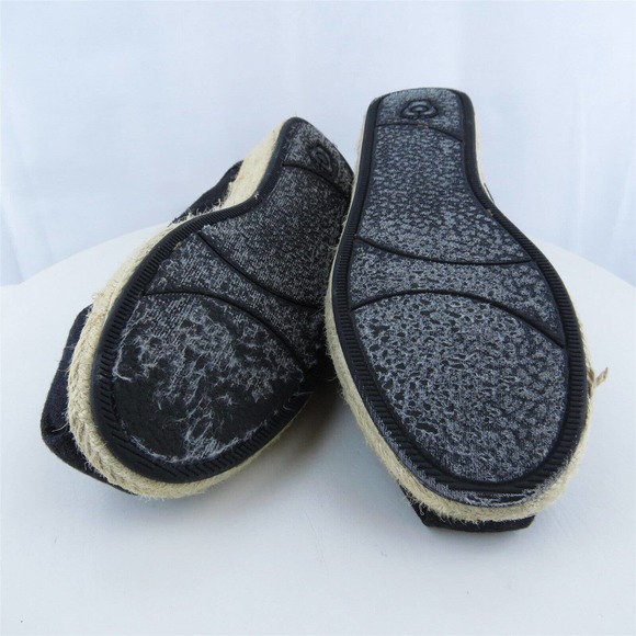 Bobs By Skechers Women Flat Shoes Black Fabric Slip On‎ Size 8 Medium (B, M) - Picture 10 of 10